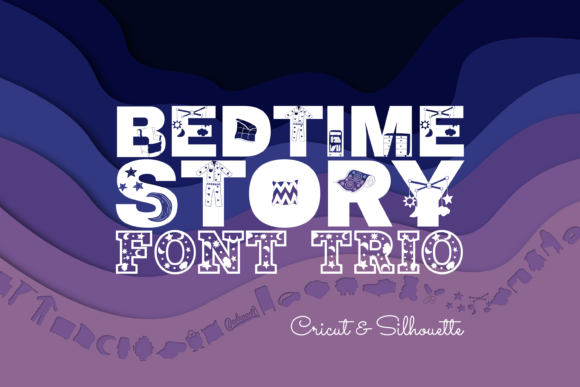 Bedtime Story Font Trio: A Typeface for Editorial Magic