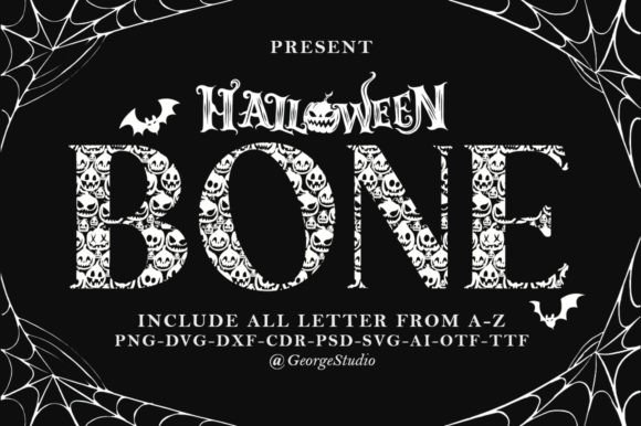 Bone Font: A Spooky Typeface for Creative Makers