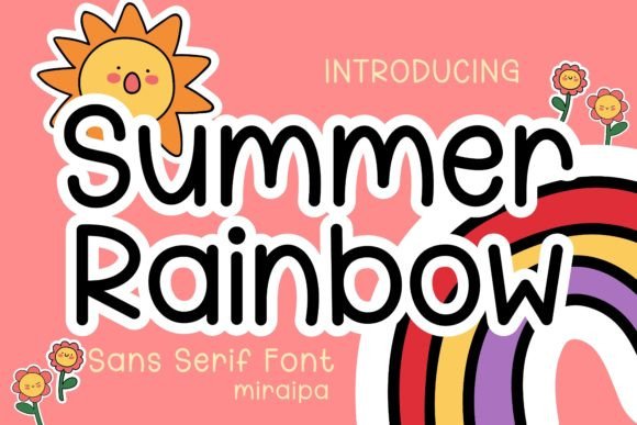 Bringing Joy to My Shop with the Summer Rainbow Font