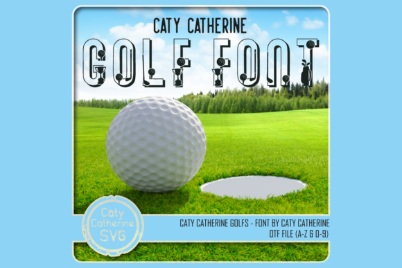 Caty Catherine Golfs: A Sporty Typeface for Creative Campaigns
