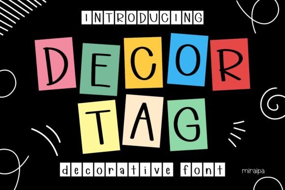 Decor Tag Font: A Premium Typeface for Polished Branding