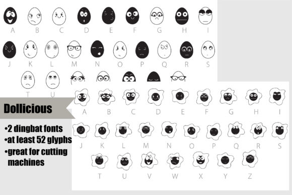Egg Emoticon Font: A Creative Typeface for Editorial Design