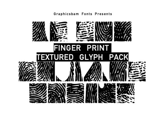 Finger Prints Glyph Font: Unique Typography for Digital Branding