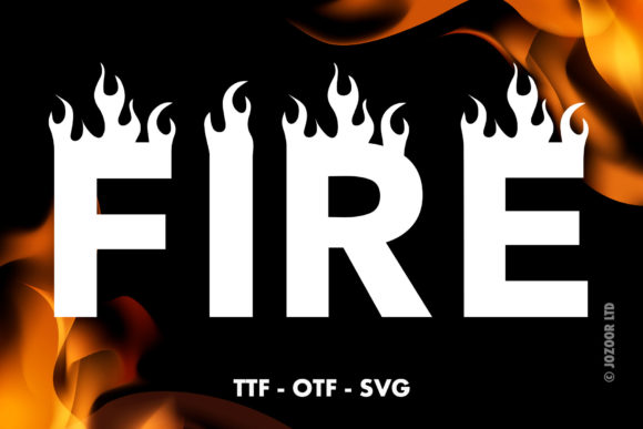 Fire Font: A Warm and Expressive Typeface for Editorial Design