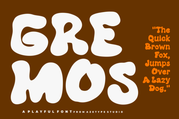 Gremos: A Playful Display Font for Editorial Design
