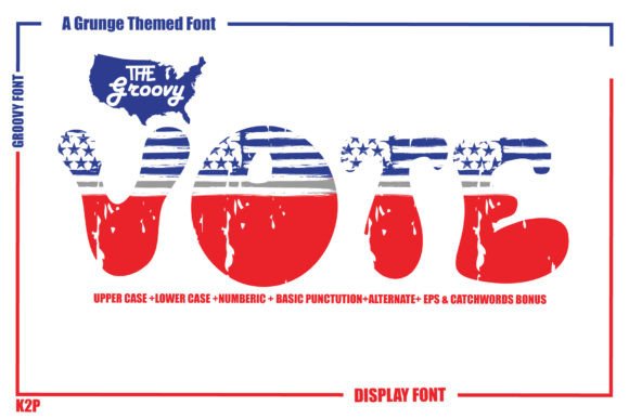 Groovy Vote: A Decorative Typeface for Editorial Creativity