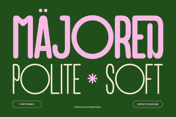 Majored Font: A Playful Typeface for Your Brand