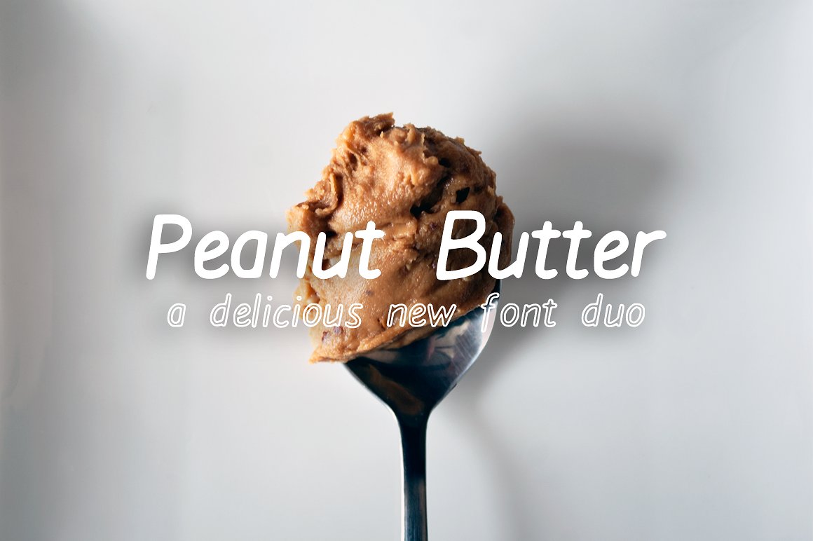 Peanut Butter Font Duo: A Flavorful Typeface for Editorial Design