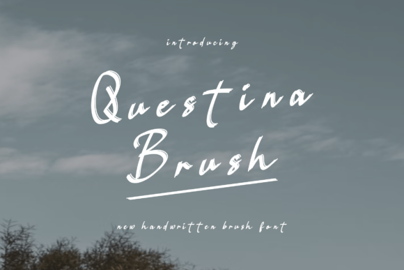 Questina Brush Font: A Handwritten Typeface for Real Craft Creations