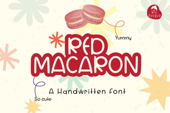 Red Macaron Font: A Handwritten Typeface for Digital Design