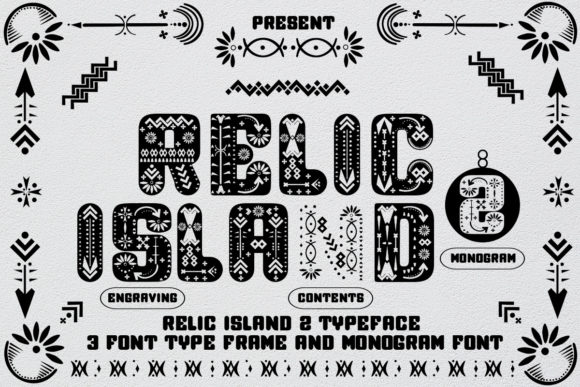 Relic Island 2: A Stylish Typeface for Web Design Projects