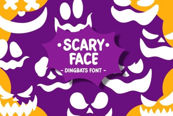 Scary Face Font: A Spooky Typeface for Editorial Design