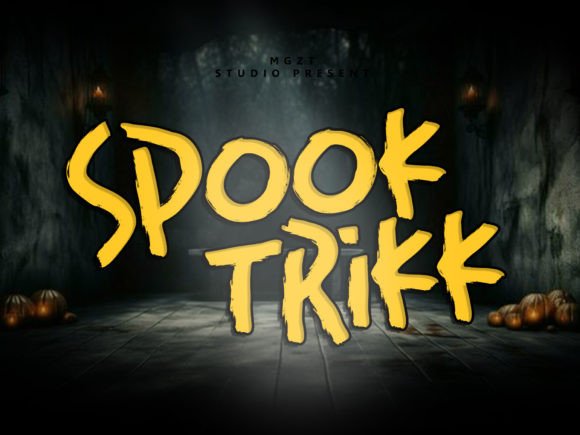 Spook Trikk Font: A Decorative Typeface with Personality