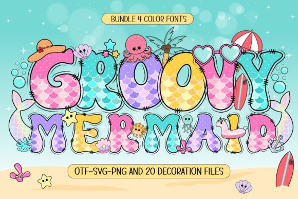 Upgrade Your Brand with the Groovy Mermaid Font