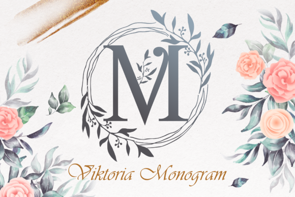 Viktoria Monogram Font: A Delightful Display Typeface for Digital Design