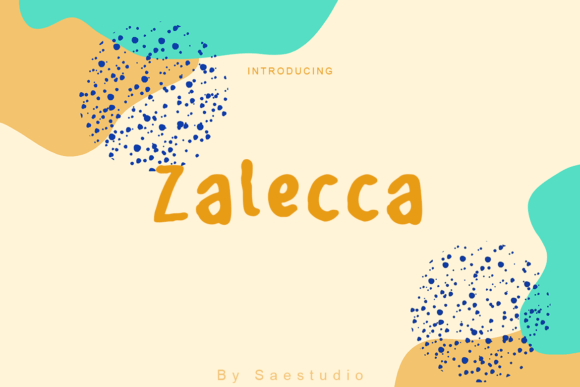 Zalecca Font: A Handwritten Typeface for Creative Crafters